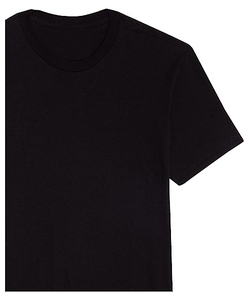 T-shirt col rond personnalisé avec logo sérigraphié pour homme, en coton biologique épais tricoté, grande taille, uni, coupe oversize - Product Image 2