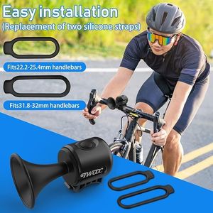 120dB IPX4 impermeabile campanello della bicicletta 300mAh a batteria clacson elettrico per Mountain/Road scooter bici clacson per adulti - Product Image 2