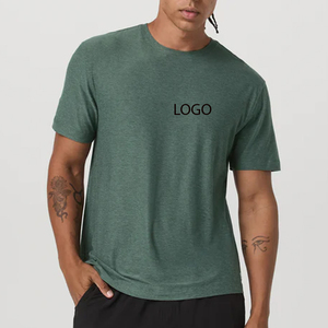 T-shirt col rond moderne pour homme avec logo – Collection été tendance / Design uni avec logo - Product Image 1