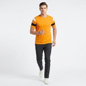 Summer Casual Wear Premium Quality 100% Cotton Knitted <b>Patchwork</b> Design Loose Fit Men's T-<b>Shirts</b>-Lightweight Durable Quick Dry - Product Image 4