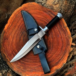 Couteau de chasse cinématique fait main, lame en acier inoxydable, réplique de qualité industrielle inspirée du cinéma, couteau fixe de collection OEM - Product Image 2