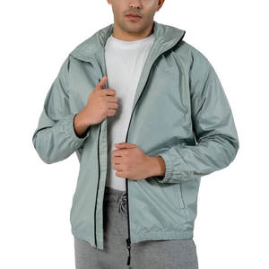 Veste coupe-vent légère et imperméable pour homme, style sport, couleurs contrastées, coupe ample, pour homme et femme - Product Image 2