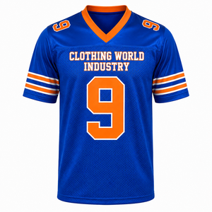 Maillot de football américain de bonne qualité à prix abordable, vêtements de sport légers pour hommes, maillot de sport 100% polyester pour hommes - Product Image 1