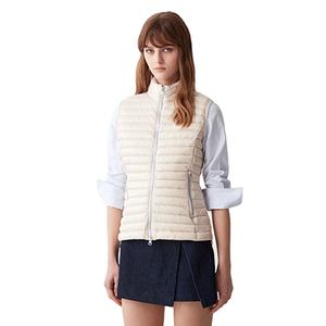 Chaquetas sin Mangas para Mujer, Estilo Urbano, de Alta Calidad, Nueva Colección de Invierno, Diseño Moderno con Cuello Liso y Bolsillos con Cremallera - Product Image 4