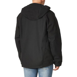 Men's Black Varsity Jacket Windproof <b>Covered</b> <b>Button</b> Closure Eco-Friendly Breathable Quick Dry High Street Style Winter - Product Image 6