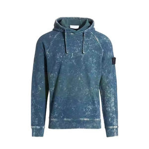 Sweat à capuche pour homme en coton lourd respirant de haute qualité, motif uni, taille personnalisée, pour l'hiver - Product Image 1