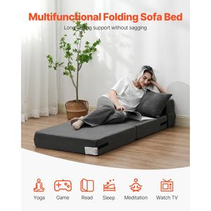 Divano Letto Convertibile 3 in 1 a Forma di L con Schiuma Memory ad Alta Densità 25D, 2 Rivestimenti Lavabili e 2 Cuscini - Product Image 1
