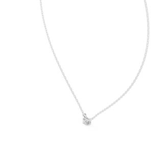 Pendentif en or jaune 14 carats avec émeraude et diamant rond cultivé en laboratoire pour femmes |   Vêtements de tous les jours |   Nouveau diamant cultivé - Product Image 6