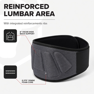 Ceinture de musculation en néoprène personnalisée, protection professionnelle, design léger pour l'entraînement de musculation, powerlifting, crossfit - Product Image 3