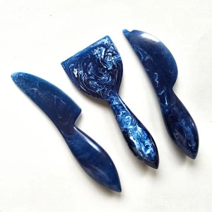 Handcrafted Resin <b>Cheese</b> Knife <b>Set</b> Decorative Durable High Grade Dishwasher Microwave Safe Food Safe Custom Box Packaging - Product Image 5