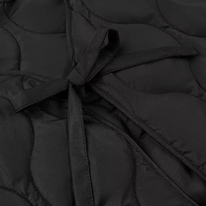 Chaqueta de Lona Ligera Informal para Mujer, Nueva Colección 2026, con Decoración de Encaje, Manga Larga y Bolsillos - Product Image 2