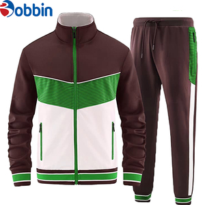 Conjuntos deportivos de invierno con logotipo personalizado, chándales de algodón y forro polar unisex, conjunto para correr transpirable, chándales extragrandes de peso pesado para hombre - Product Image 4