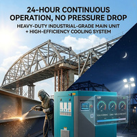 Compresseur d'air industriel à vis série KRS, haute efficacité, faible bruit, durable, pour applications intensives