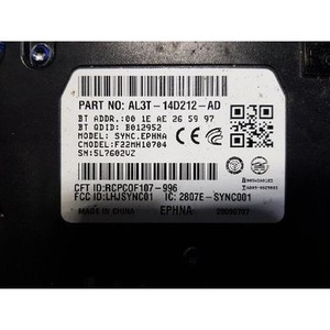 Module de synchronisation à reconnaissance vocale MKS 2012-2016, utilisé OEM AL3T14D212AD - Product Image 2