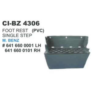 Équipement de stationnement en une étape en PVC modèle CI- BZ 4306 LH avec repose-pieds - Product Image 1