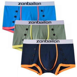 Boxer de haute qualité pour hommes, produit populaire de vente en gros directe d'usine à bas prix 100% coton respirant fabriqué au Bangladesh - Product Image 2