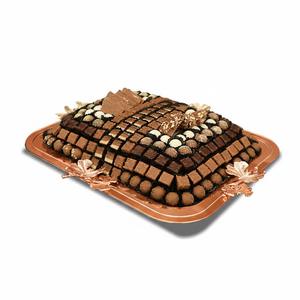 Bandeja de Chocolate de Diseño Único, Plato Decorativo Plateado Ornamentado, Elegante para Eventos Corporativos y Ocasiones Especiales a un Precio Excelente - Product Image 4