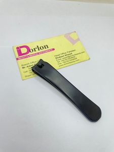 Coupe-ongles en acier au carbone noir mat, lame incurvée à coupe précise, personnalisable avec logo, pour manucure - Product Image 2