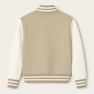 Chaqueta Varsity de Última Moda para Hombre, Chaqueta Varsity Letterman con Mangas de Cuero Sintético, Estilo Béisbol, Alta Calidad - Product Image 3