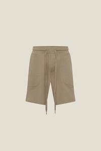 Pantalones Cortos Bermuda para Hombre con Logotipo Personalizado, Cintura Media, Casuales, Verano, Lisos, Teñidos, Transpirables, de Algodón, con Cintura Elástica - Product Image 6