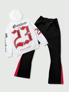 Ensemble de survêtement pour homme en polyester respirant imprimé, de bonne qualité, facile à porter, en polaire réversible, pour l'hiver, prix abordable - Product Image 2