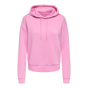 Custom Heavyweight Oversized Women Hoodies Plain Solid Color Fleece Drop Shoulder Streetwear Blank Pullover Sweatshirts Women - Product Image 2