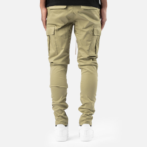 Men Slim Fit <b>Cargo</b> Pants Drawstring <b>Work</b> Sweatpants Loose Casual Jogger Pants Woven Fabric Printed Pattern Zipper Pants - Product Image 3