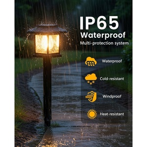 Wholesale 16 Pack Solar LED Spike <b>Lights</b> Waterproof Auto On/Off Garden <b>Pathway</b> Landscape Lamps <b>for</b> Yard Patio Driveway - Product Image 5