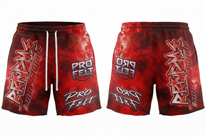 กางเกงขาสั้นผ้าฝ้ายคุณภาพสูงจากอเมริกา 100% พิมพ์ลายพัฟฟ์ แบรนด์ตามสั่ง ทรงหลวม แห้งเร็ว ระบายอากาศได้ดี สีตามสั่ง - Product Image 6