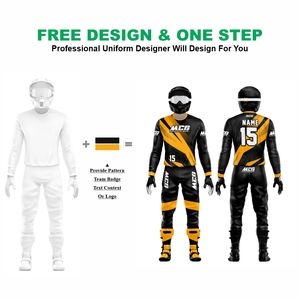 Wholesale Factory Direct Top Trending Flou Color Sublimation Printing Breathable Fabric Motocross MTB Dirt Bike Racing Uniforms - Product Image 2