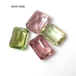 ชุดพลอยทัวร์มาลีนแซมเบียสีพาสเทลธรรมชาติ 4.10 กะรัต รวม 7x5 มม. ทรงเอเมอรัลด์คัต 4 ชิ้น พลอยหลวมปรับขนาดแล้ว - Product Image 6