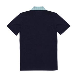 Polo en coton à manches courtes et à séchage rapide pour hommes, avec col haut et impression de poches, chemise de golf avec logo personnalisé et t-shirts de marque - Product Image 2