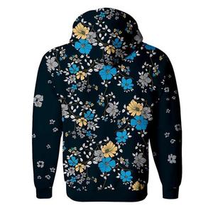 Geometric <b>Pattern</b> Hooded Pullover Sweatshirt Men's Sublimation Printed <b>Knitted</b> Polyester Autumn Streetwear Style - Product Image 4