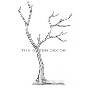 Exclusive Aluminum Metal <b>Tree</b> Shape Shinny Polished Decorative Christmas Decoration Display <b>Stand</b> Led Lighting Metal - Product Image 1