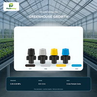 Buse de brumisation conique fine 6 mm femelle pour refroidissement, humidification et arrosage des semis en serre et en ferme