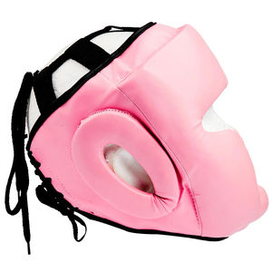 อุปกรณ์ป้องกันศีรษะหนัง PU น้ำหนักเบา ระบายอากาศได้ดี เป็นมิตรกับสิ่งแวดล้อม ทนทาน สำหรับผู้ใหญ่-ฝึกซ้อมมวย ดีไซน์ปรับแต่งได้ - Product Image 2