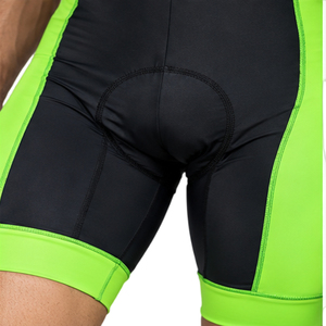 Short de cyclisme unisexe Performance Pro avec bretelles, rembourrage en gel 3D, caractéristiques techniques avancées (pour un positionnement optimal) - Product Image 4