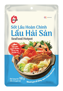 Sauce pour hotpot aux fruits de mer O'food 180g - Sauce pour hotpot aigre et épicée prête à l'emploi, durée de conservation de 12 mois |   Sauce en gros et OEM - Product Image 2