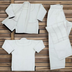 Uniforme de tournoi de tissage de perles en coton 100% Jiu Jitsu brésilien personnalisé pour enfants avec logo personnalisé - Product Image 2