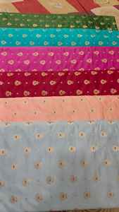 Tela brocada de seda satinada modal exclusiva - Product Image 3