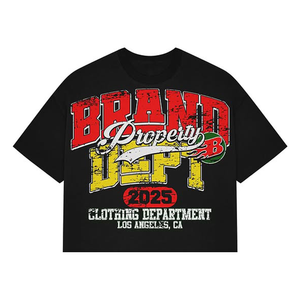 เสื้อยืดโอเวอร์ไซส์ Heavyweight 260 GSM ผ้าฝ้าย 100% ทรงไหล่ตก พิมพ์ลายกราฟิกตามสั่ง สำหรับผู้ชาย - Product Image 3