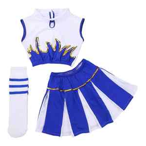 Uniforme de animadora personalizado con estampado de logotipo, muy vendido, de alta calidad para mujer, para presentaciones de baile. - Product Image 1