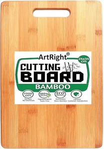 Tabla de Cortar de Bambú Natural con Asa, Ecológica, para Carne, Verduras y Frutas - Product Image 5