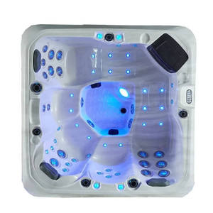 Bain à remous gonflable rond de qualité supérieure avec couverture isolante apaisante - Product Image 1