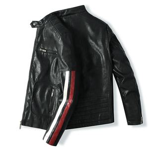 Chaqueta de Motociclista de Cuero de Oveja Genuino Original para Hombre, con Cierre, Transpirable, Negra, Ajustada, con Talla Personalizada - Product Image 6