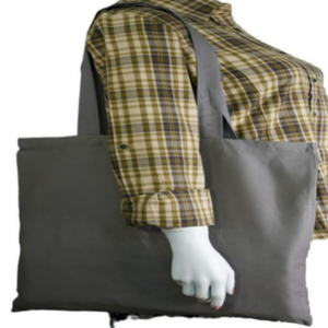 Bolsa de Mano Personalizada de Lona de Algodón Resistente con Múltiples Bolsillos y Cierre de Cremallera, Ecológica, con Función Musical, para Compras y Viajes - Product Image 1