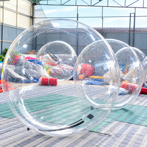 Esfera Inflable Transparente de PVC para Caminar, Bola de Burbuja Zorb, Esfera de Choque para 1 Persona, 2m de Diámetro, para Parque Acuático, Piscina, Flotador - Product Image 1