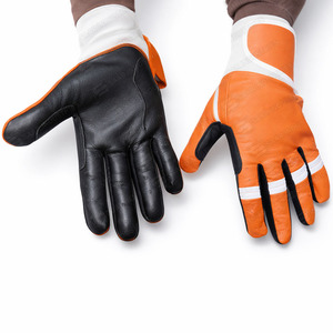 Gants de frappe de baseball pour hommes et jeunes, mitaines de softball en cuir avec paume antidérapante, équipement sportif - Product Image 5