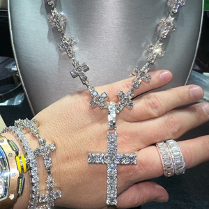 Colgantes y Dijes de Joyería Fina con Diamantes, Cadena Estilo Hip Hop, Mejor Precio, Dije con Colgante de Diamantes Engastados Personalizado - Product Image 4
