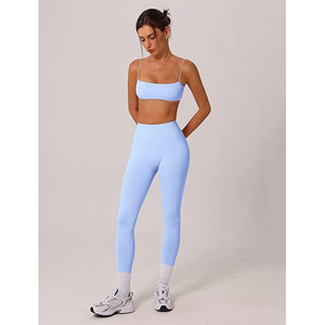 Ensemble de yoga grande taille pour femme, vêtements de sport, soutien-gorge de sport, leggings taille haute, tenues d'entraînement, ensembles de gym, séchage rapide, nylon et élasthanne - Product Image 3